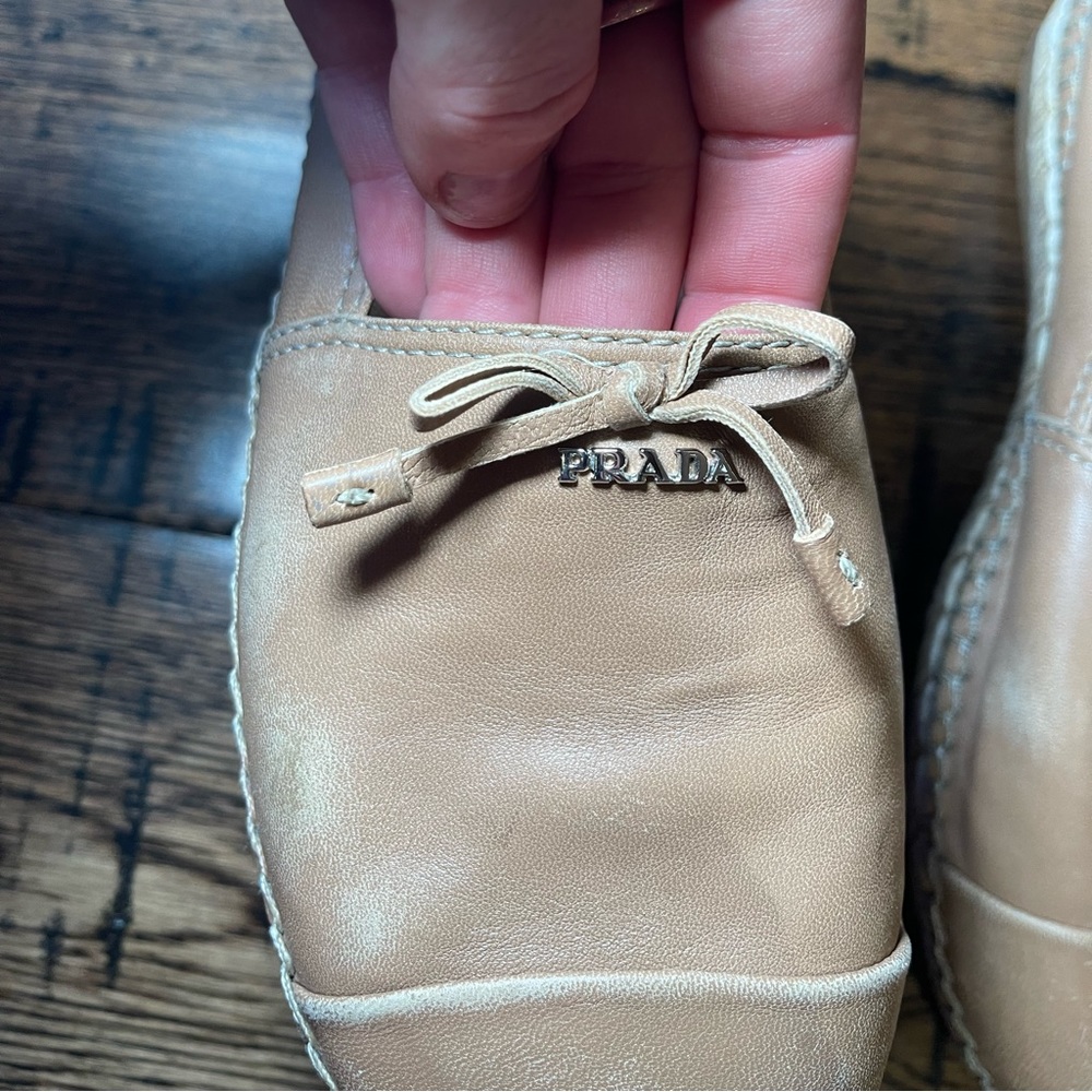 Prada shoes! Well loved 🫶